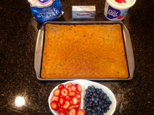 Fourth of July Cookie Cake Recipe - Hostek