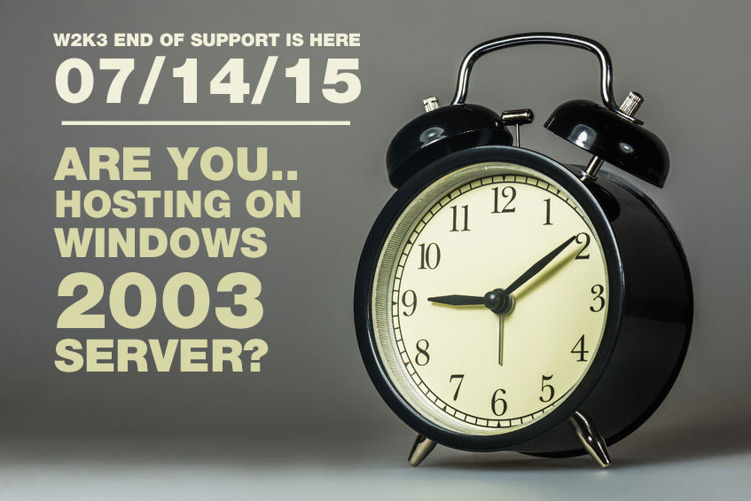 Are you still hosting on Windows 2003 server